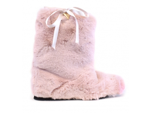 Home bootie Fluffity pink