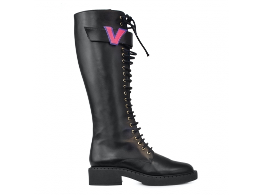 Lace up boot Rebel black
