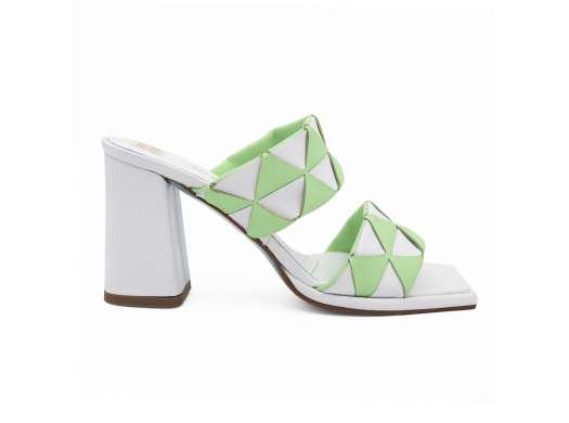 Sandal Luppolo white and green