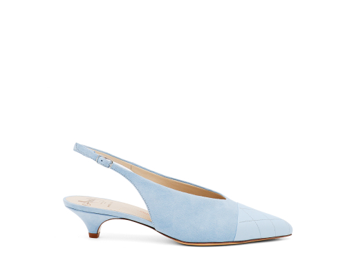 Slingback Accento light blue